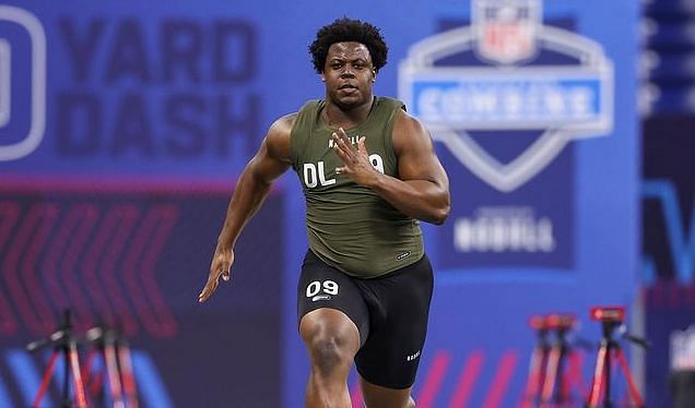 Calijah Kancey at the NFL Combine - Image courtesy - Calijah Kancey’s Instagram account